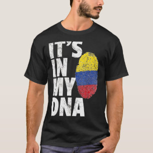 It's In My Dna Colombian Colombia Flag   Souvenir T-Shirt