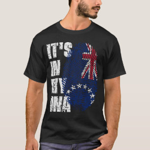 IT'S IN MY DNA Cook Islands Flag Boy Girl Gift T-Shirt
