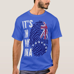 ITS IN MY DNA Cook Islands Flag Men Women Kids T-Shirt