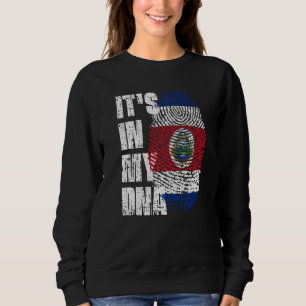 It's In My Dna Costa Rica Flag Costa Rican Sweatshirt