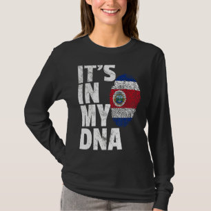 It's In My Dna Costa Rica Flag Country Souvenir T-Shirt