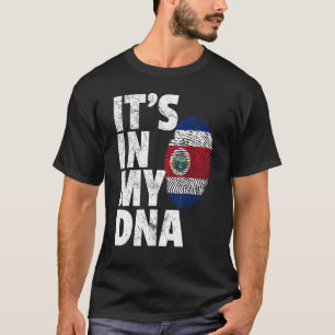 It's In My Dna Costa Rica Flag Country Souvenir T-Shirt
