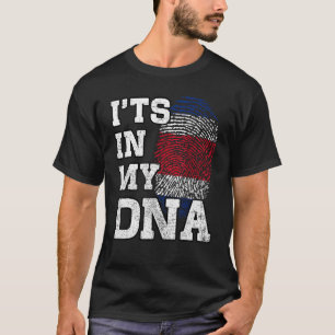 It's In My DNA Costa Rican Fingerprint Proud Costa T-Shirt