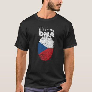 It's In My DNA Czech Flag Proud Czech Republic CZE T-Shirt