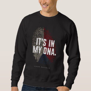 IT'S IN MY DNA Czech Republic Flag  Czech Roots 1 Sweatshirt