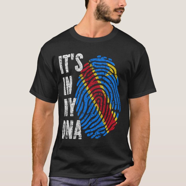 IT'S IN MY DNA Democratic Republic of the Congo Fl T-Shirt (Front)