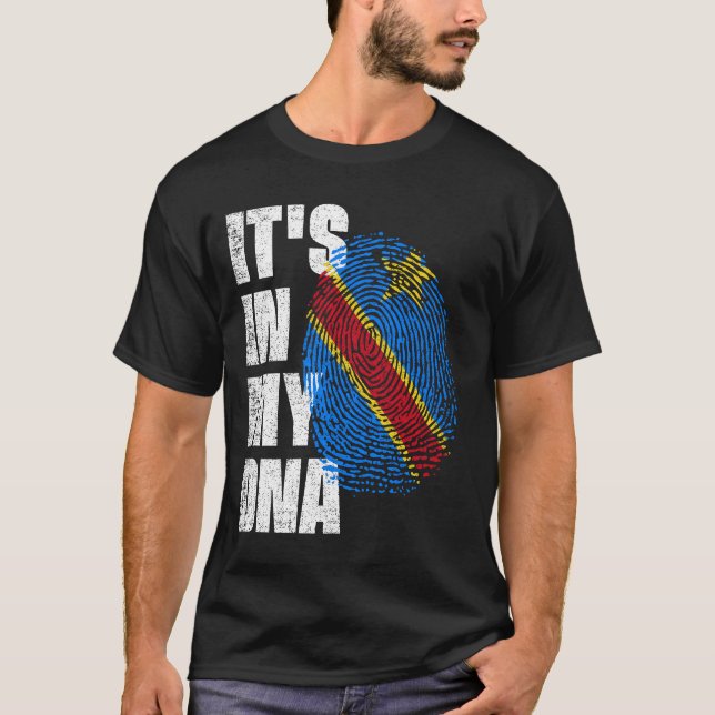 IT'S IN MY DNA Democratic Republic of the Congo T-Shirt (Front)