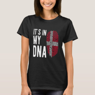 It's In My Dna Denmark Flag Danish T-Shirt