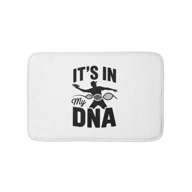 It's in My Dna Disc Golf Bath Mat (Front)