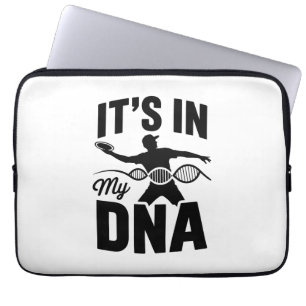 It's in My Dna Disc Golf Laptop Sleeve