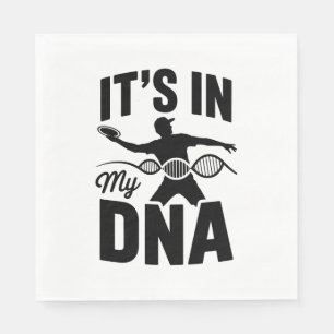 It's in My Dna Disc Golf Napkin