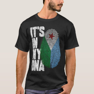 It's In My DNA Djiboutian Proud Djibouti Flag T-Shirt