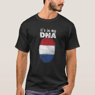 It's In My DNA Dutch Flag Proud Netherlands NLD T-Shirt