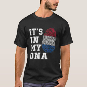 It's In My DNA Dutch Proud Netherlands Flag T-Shirt
