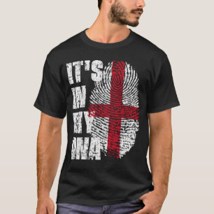 IT'S IN MY DNA England Flag English  T-Shirt