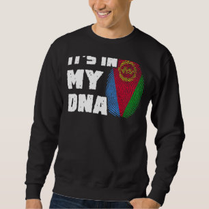 It's In My DNA Eritrea Flag Fingerprint Men Women Sweatshirt
