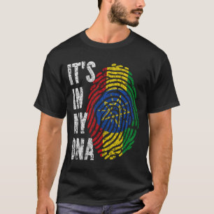 IT'S IN MY DNA Ethiopia Flag Men Women Kids T-Shirt