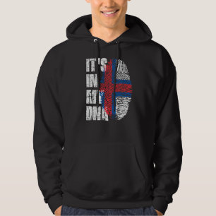 It's In My Dna Faroe Islands Flag Faroese Hoodie