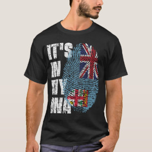 IT'S IN MY DNA Fiji Flag Boy Girl Gift T-Shirt