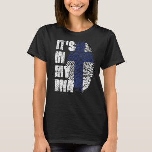 It's In My Dna Finland Flag Finnish T-Shirt