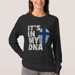 Its In My Dna Finland Flag Pride National Country T-Shirt