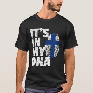 Its In My Dna Finland Flag Pride National Country T-Shirt