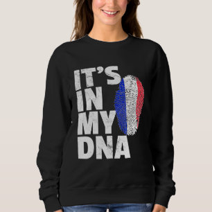 Its In My Dna French France Flag Pride National Co Sweatshirt
