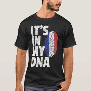 It's In My Dna French France Flag Souvenir 1 T-Shirt
