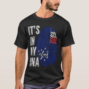 IT'S IN MY DNA French Southern Territories Flag T-Shirt