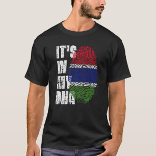 It's In My Dna Gambia Flag Gambian T-Shirt