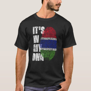 It's In My Dna Gambia Flag Gambian T-Shirt