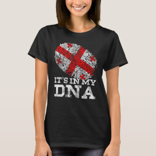 It's In My Dna Georgia Country Flag Genes Vintage T-Shirt