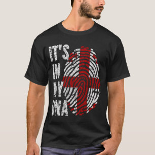IT'S IN MY DNA Georgia Flag Men Women Kids T-Shirt
