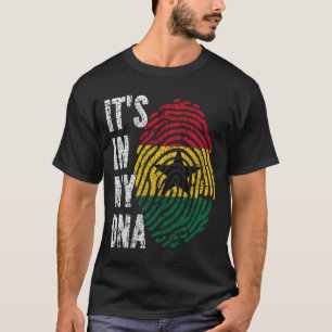 IT'S IN MY DNA Ghana Flag Men Women Kids T-Shirt