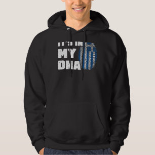 It's In My DNA Greece Flag Fingerprint Men Women Hoodie