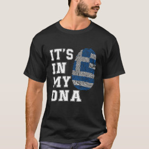 It's In My DNA Greek Proud Greece Flag T-Shirt