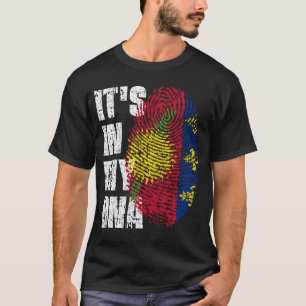 IT'S IN MY DNA Guadeloupe Flag Boy Girl Gift T-Shirt