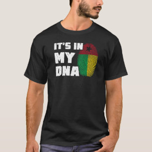 It's In My DNA Guinea Bissau Flag Fingerprint Men T-Shirt