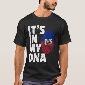 It'S In My Dna Haiti Haitian Flag Country T-Shirt