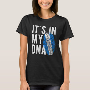 it's in my DNA Honduras flag Fingerprint T-Shirt