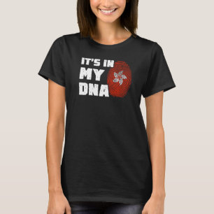 It's In My DNA Hong Kong Flag Fingerprint Men Wome T-Shirt