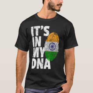 IT'S IN MY DNA India Flag Indian Men Women T-Shirt