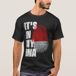 IT'S IN MY DNA Indonesia Flag T-Shirt