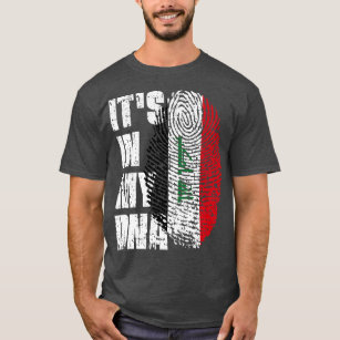 ITS IN MY DNA Iraq Flag Boy Girl Gift T-Shirt