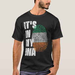 IT'S IN MY DNA Ireland Flag T-Shirt