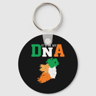 It's In My Dna Ireland Irish Flag Gifts Men Women Key Ring