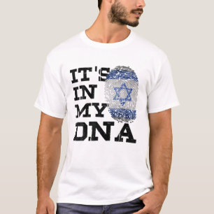 It's In My DNA Israeli I Love Israel Flag Jewish G T-Shirt