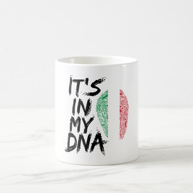 its in my dna italy flag souvenir gift  coffee mug (Center)