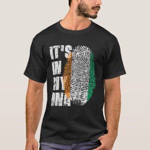 IT's IN MY DNA Ivory Coast Flag Ivorian T-Shirt