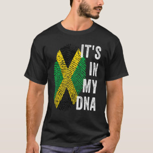 It's In My Dna Jamaica Flag Independence Day 2022  T-Shirt